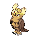 Noctowl  sprite from Diamond & Pearl