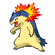 Typhlosion  sprite from Diamond & Pearl