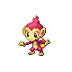Chimchar Shiny sprite from Diamond & Pearl