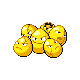 Exeggcute Shiny sprite from Diamond & Pearl
