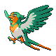 Swellow Shiny sprite from Diamond & Pearl