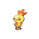 Torchic Shiny sprite from Diamond & Pearl