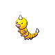 Weedle Shiny sprite from Diamond & Pearl