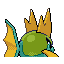Carvanha Back/Shiny sprite from Emerald