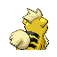 Growlithe Back/Shiny sprite from Emerald