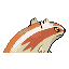 Linoone Back/Shiny sprite from Emerald