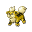 Growlithe Shiny sprite from Emerald