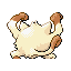 Mankey Back sprite from FireRed & LeafGreen