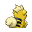 Growlithe Back/Shiny sprite from FireRed & LeafGreen