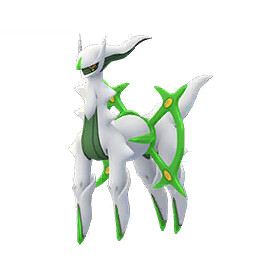 Arceus (Grass) Pokémon GO sprite