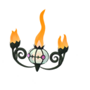 Chandelure Shiny sprite from GO
