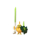 Sirfetch'd Shiny sprite from GO