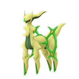 Arceus (Grass) Pokémon GO shiny sprite
