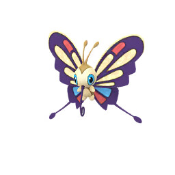 Beautifly Pokémon GO shiny sprite