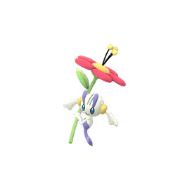 Floette (Red Flower) Pokémon GO shiny sprite