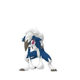 Lycanroc (Midnight Form) Pokémon GO shiny sprite