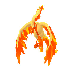 Galarian Moltres Pokémon GO shiny sprite