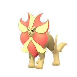 Pyroar (Male) Pokémon GO shiny sprite