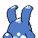 Azumarill Back sprite from Gold