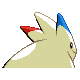 Togekiss Back/Shiny sprite from HeartGold & SoulSilver