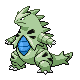 Tyranitar sprite from HeartGold & SoulSilver