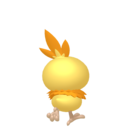 Torchic Back/Shiny sprite from Home