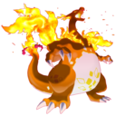 Charizard sprite from Home