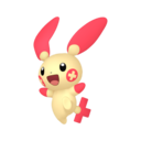 Plusle sprite from Home