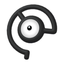 Unown sprite from Home