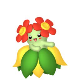 Vileplume, um Pokémon do tipo planta com morfologia baseada em