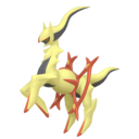 Arceus Shiny sprite from Home