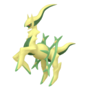 Arceus Shiny sprite from Home