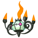 Chandelure Shiny sprite from Home
