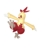 Combusken Shiny sprite from Home