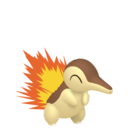 Cyndaquil Shiny sprite from Home