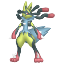 Lucario Shiny sprite from Home