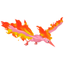 Moltres Shiny sprite from Home