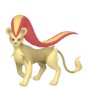 Pyroar Shiny sprite from Home