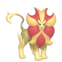 Pyroar Shiny sprite from Home