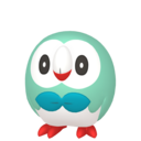 Rowlet Shiny sprite from Home