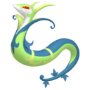 Serperior Shiny sprite from Home