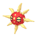 Solrock Shiny sprite from Home