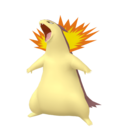 Typhlosion Shiny sprite from Home