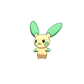 Minun Shiny sprite from Omega Ruby & Alpha Sapphire