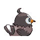 Starly Back sprite from Platinum
