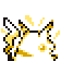 Pikachu Back sprite from Red & Blue
