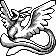 Articuno  sprite from Red & Blue