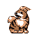Growlithe sprite from Red & Blue