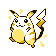 Pikachu  sprite from Red & Blue