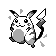Pikachu  sprite from Red & Blue